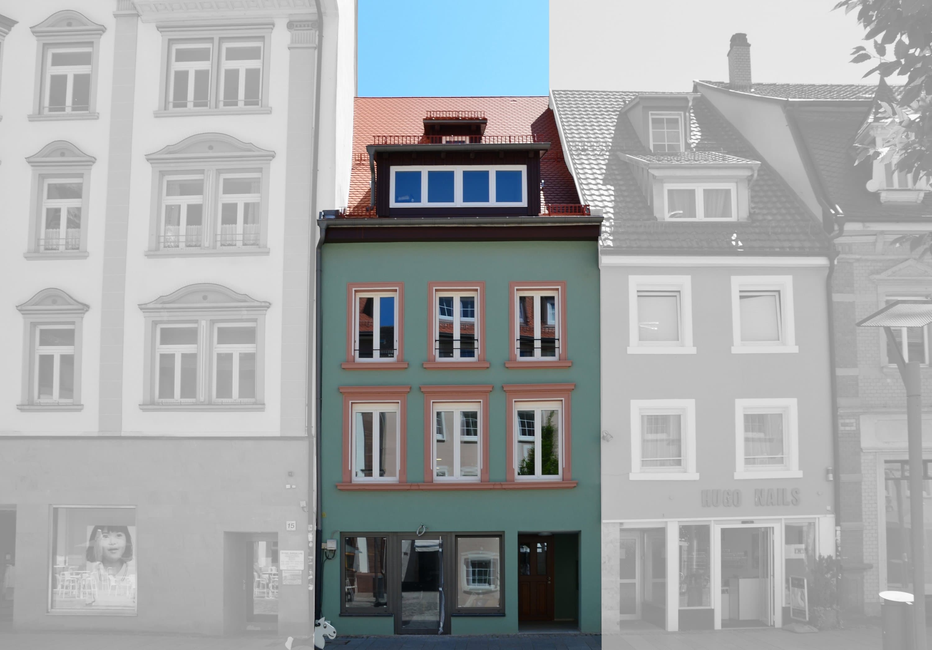Historisches Gebäude in der Villinger Altstadt